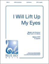 I Will Lift My Eyes SATB choral sheet music cover